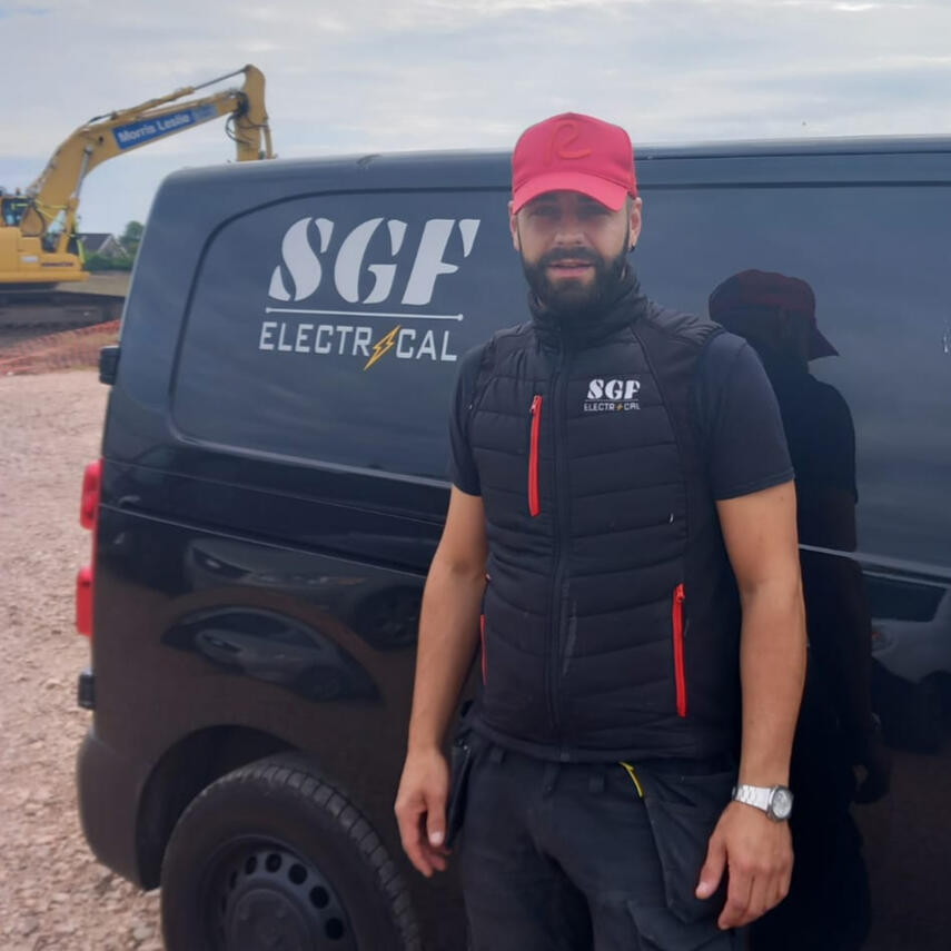 Gregor, director of SGF Electrical Contractors, experienced electrician in Kennoway, leading electrical services in Leven, Fife electrical contractor